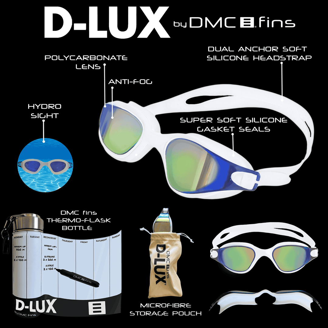 D-LUX Goggles-in-a-Bottle Swimming Goggles