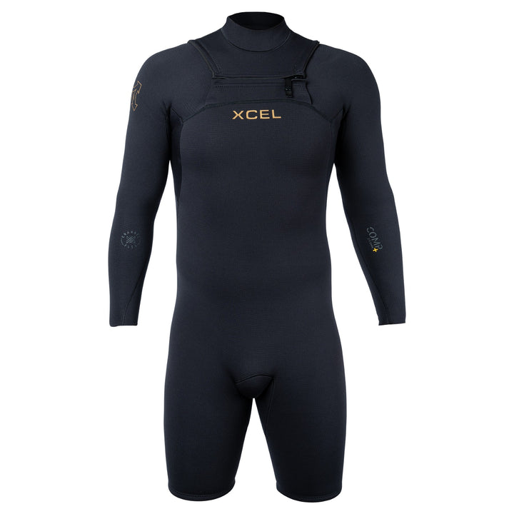 Comp+ 2mm Chest Zip Long Sleeve Springsuit Wetsuit