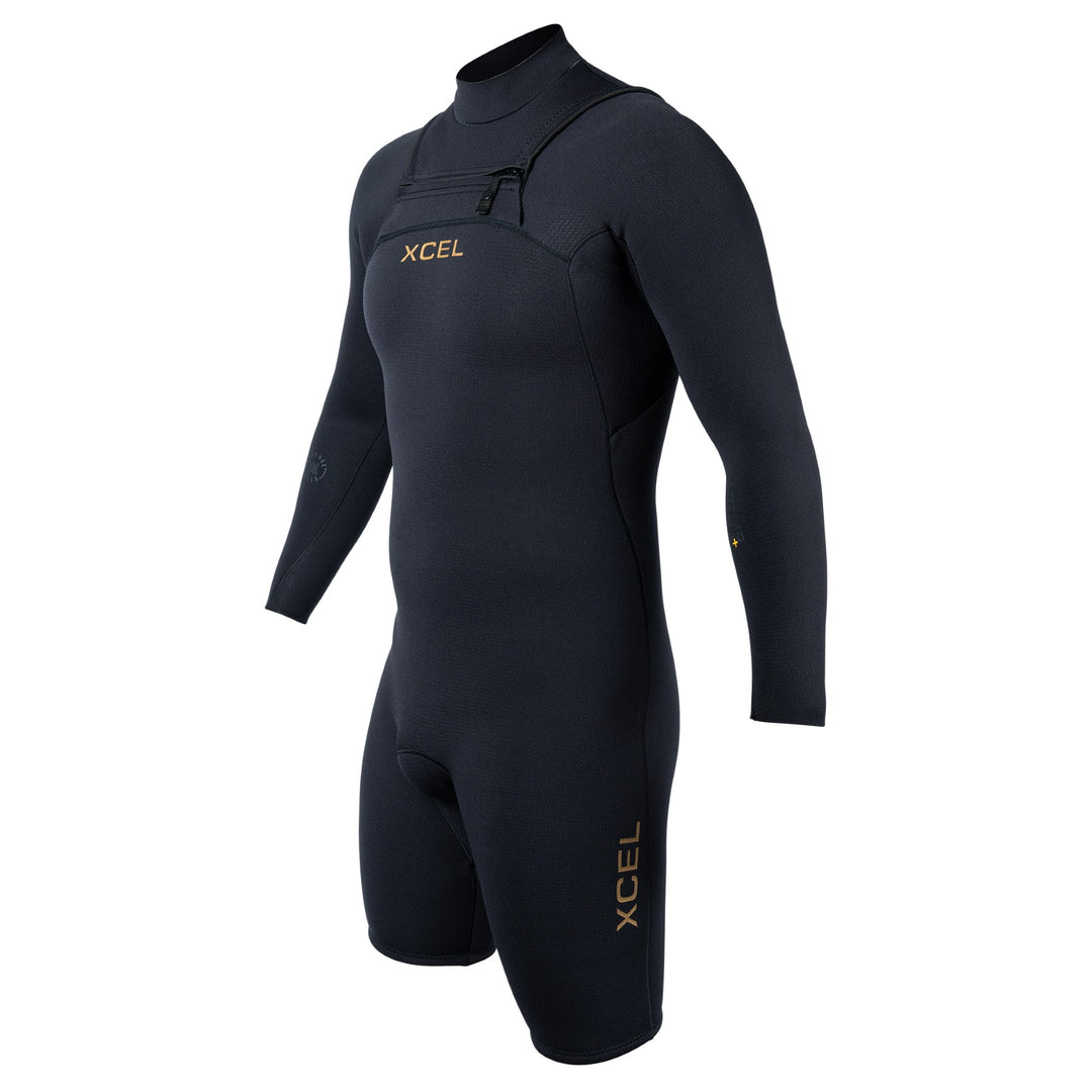 Comp+ 2mm Chest Zip Long Sleeve Springsuit Wetsuit