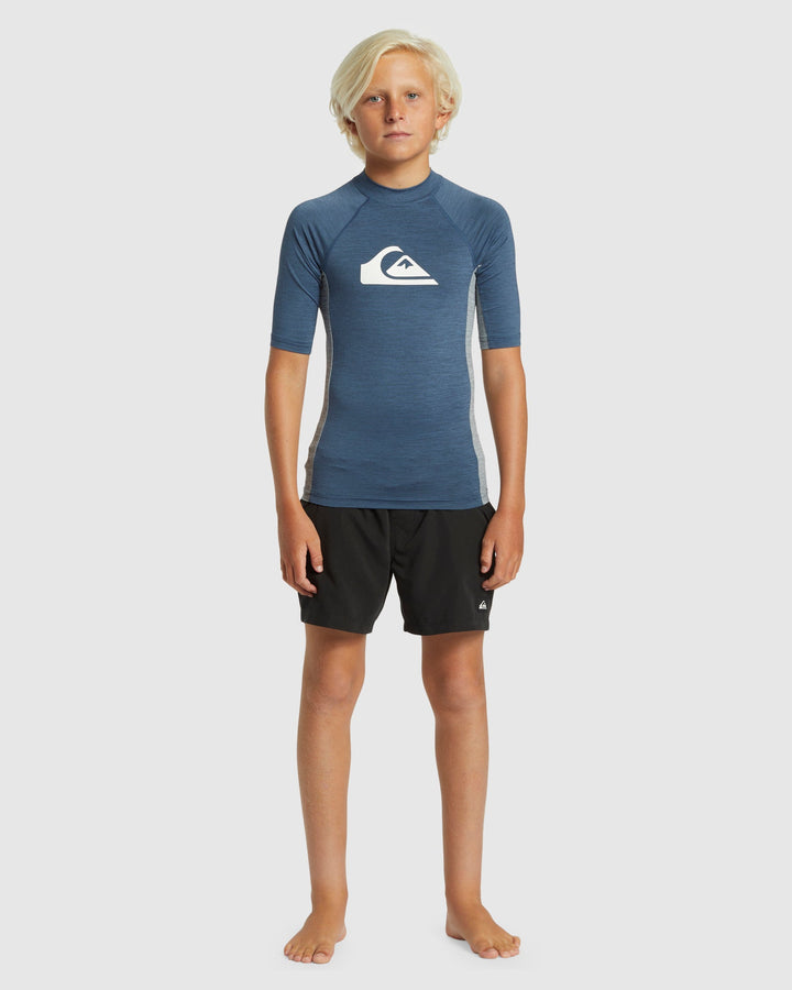 Boys Everyday Short Sleeve UPF 50 Kids Rashie