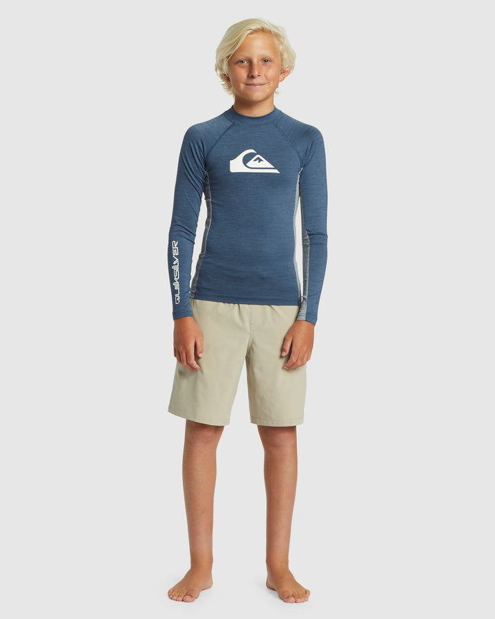 Boys Everyday Long Sleeve UPF 50 Kids Rashie