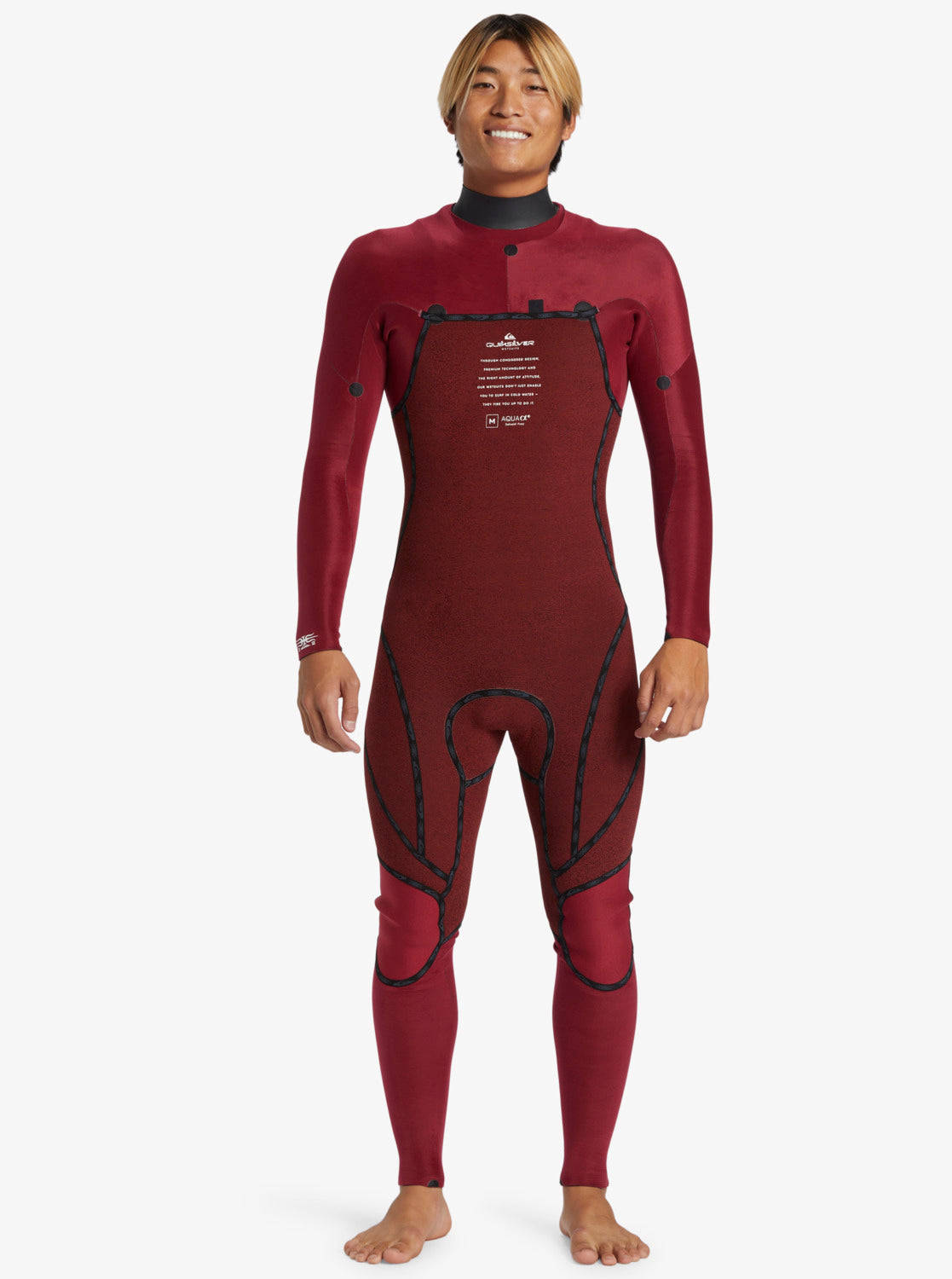 QUIVER WETSUITS 既成Lサイズ シーガル ブルー QVR Quiksilver Mercury 3/2 Chest Zip Steamer Wetsuit – Long Reef Surf Co