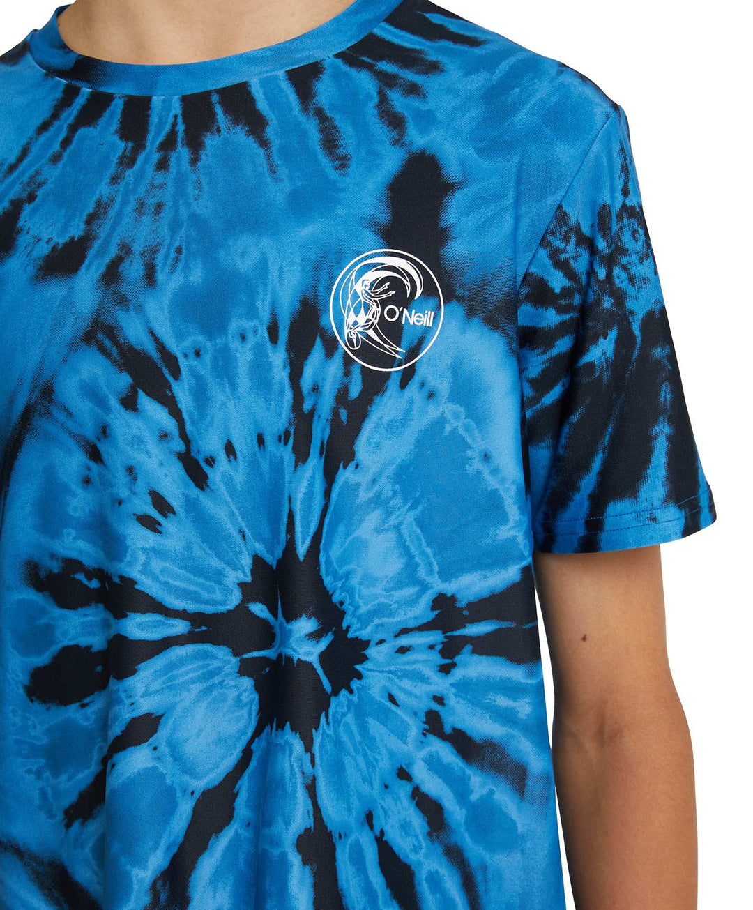 Boys Dopedye UV Short Sleeve Surf Tee - Light Blue