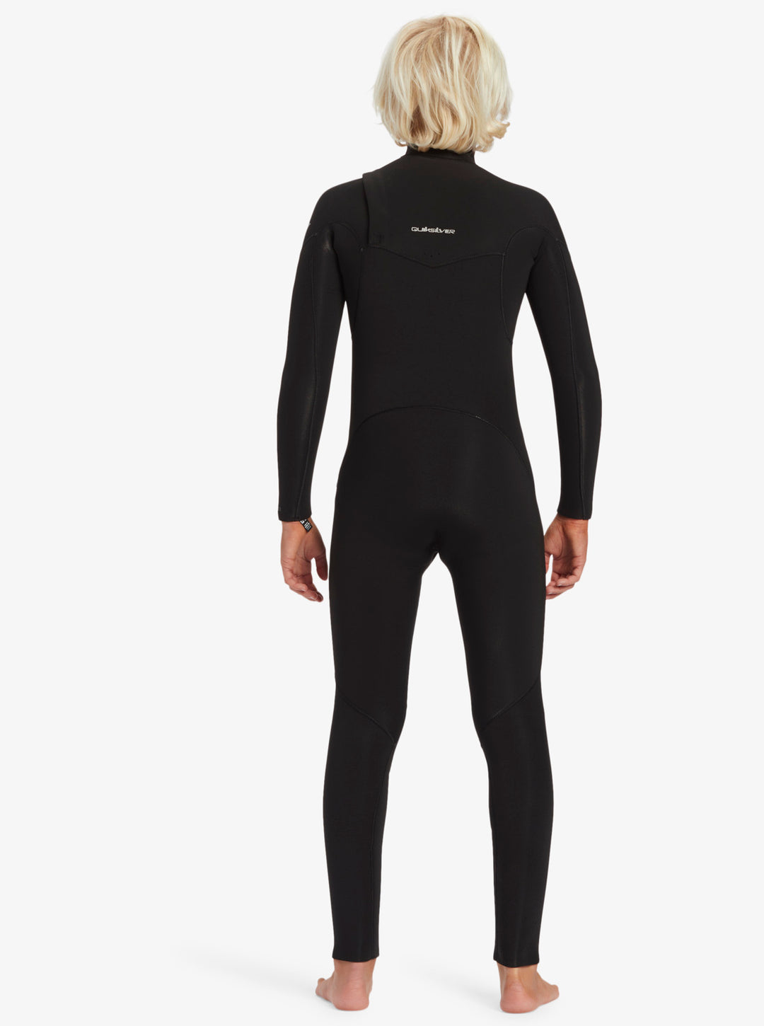 Boys Everyday Sessions 4/3 Chest Zip Steamer Wetsuit - Black