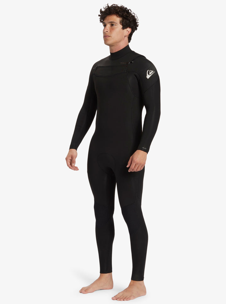 Everyday Sessions 4/3 Chest Zip Steamer Wetsuit - Black