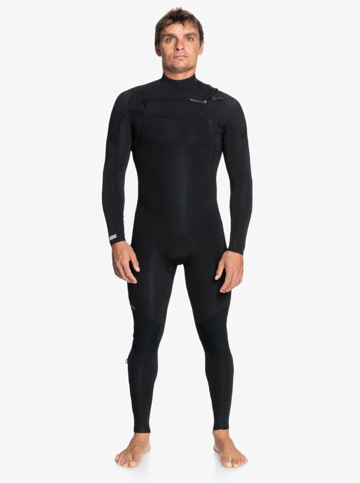 Everyday Sessions 4/3 Chest Zip Steamer Wetsuit - Black