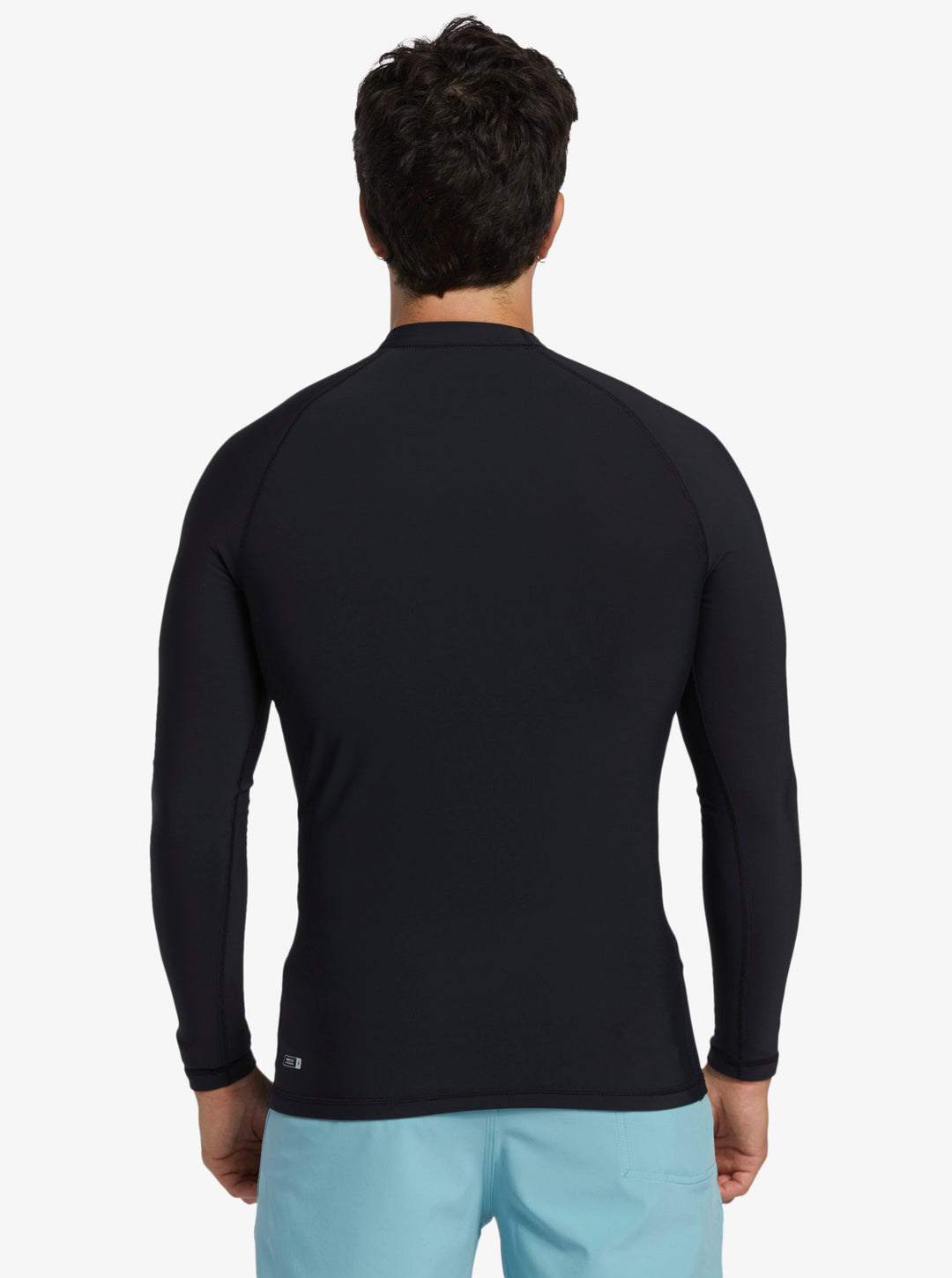 Quiksilver Mens Heater Long Sleeve Thermal Wetsuit Rash Vest - Black ...