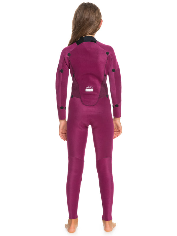 Girls Swell Series 4/3 Back Zip GBS Steamer Wetsuit - Mood Indigo Paradise