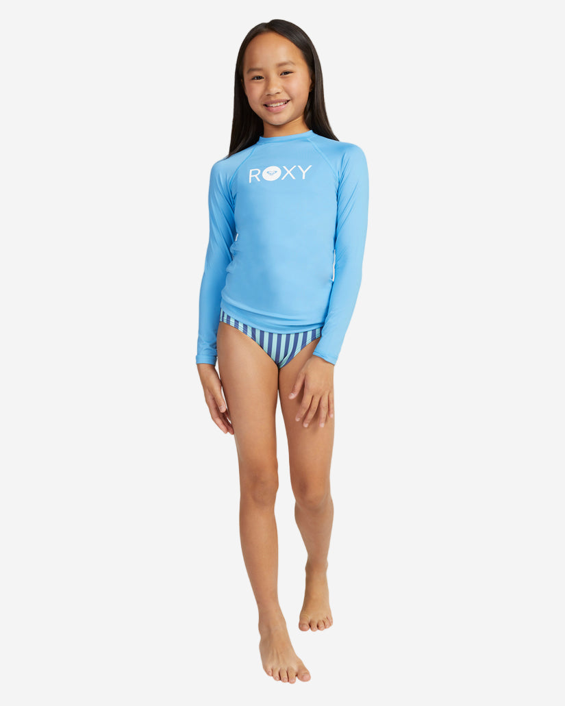 Roxy Kid Rash Roxy Girls Essential Long Sleeve Kids Rash Vest – Long Reef Surf Co