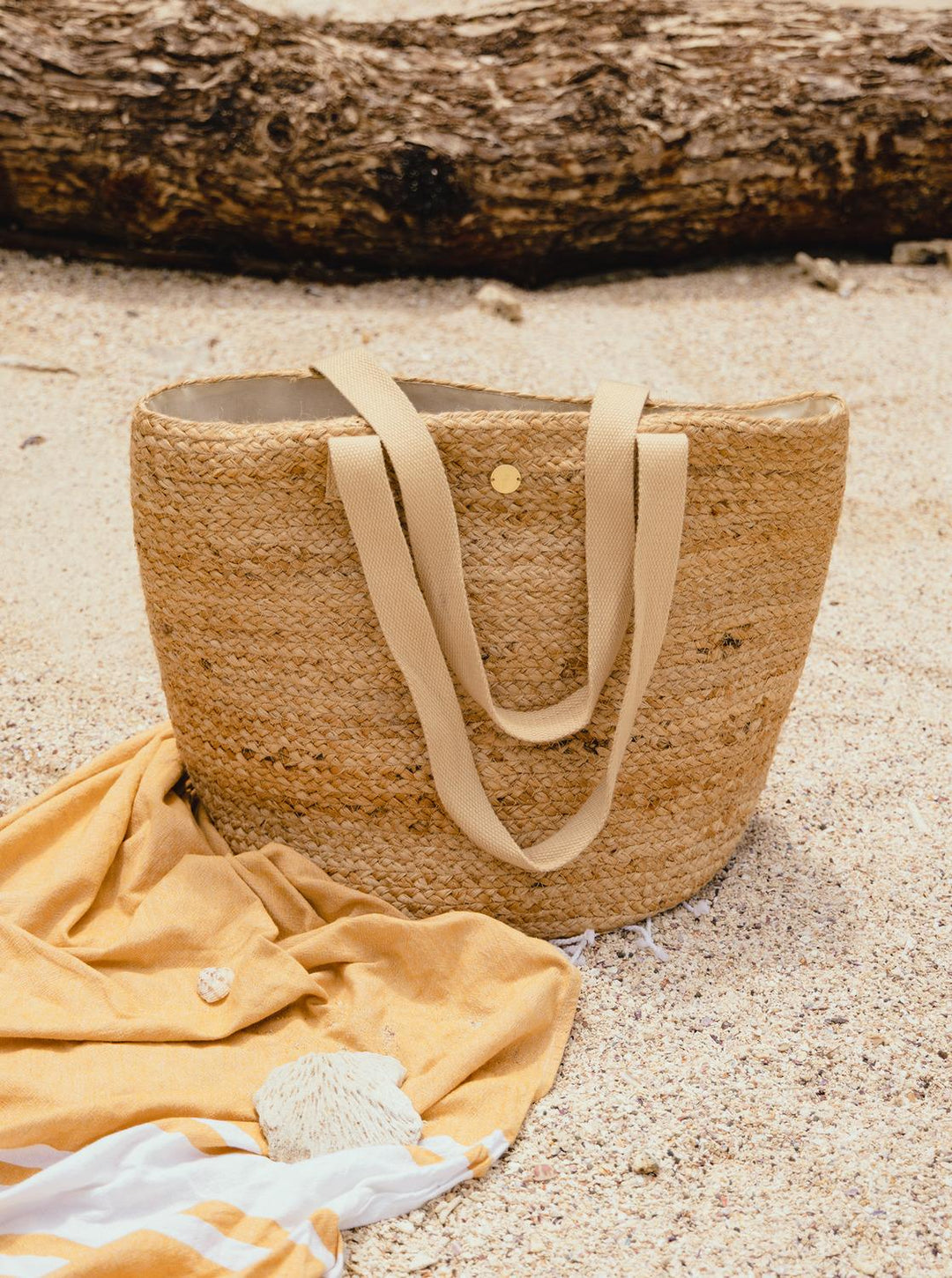 Roxy Ritual Kiss Tote - Natural