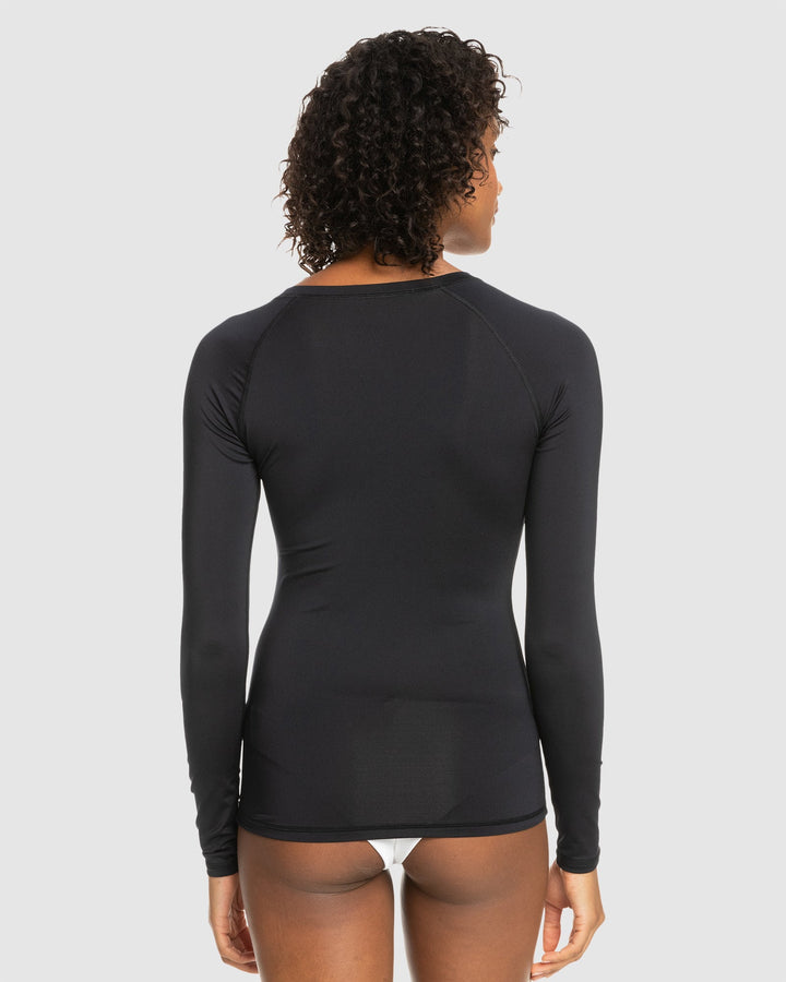 New Essentials Front Zip Long Sleeve Rash Vest