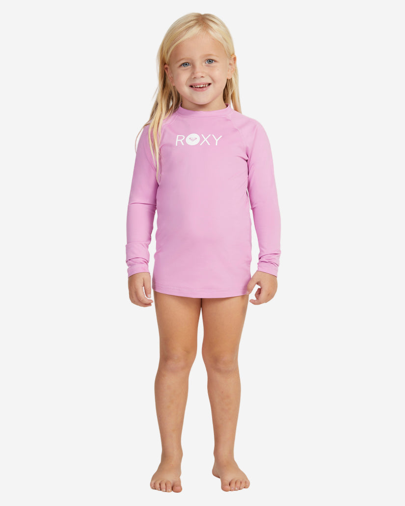 Roxy Kid Rash Roxy Toddlers Essential Long Sleeve Kids Rash Vest
