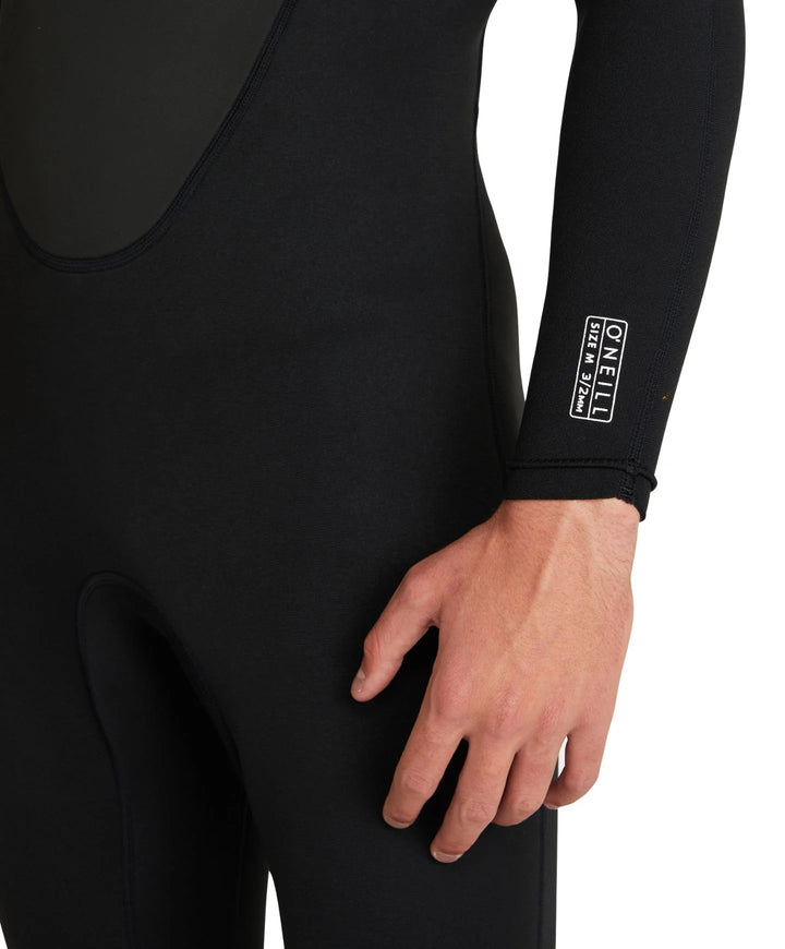 Factor 3/2 Back Zip Steamer Wetsuit - Black