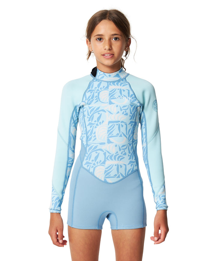 Girl's Bahia 2mm Back Zip Long Sleeve Springsuit