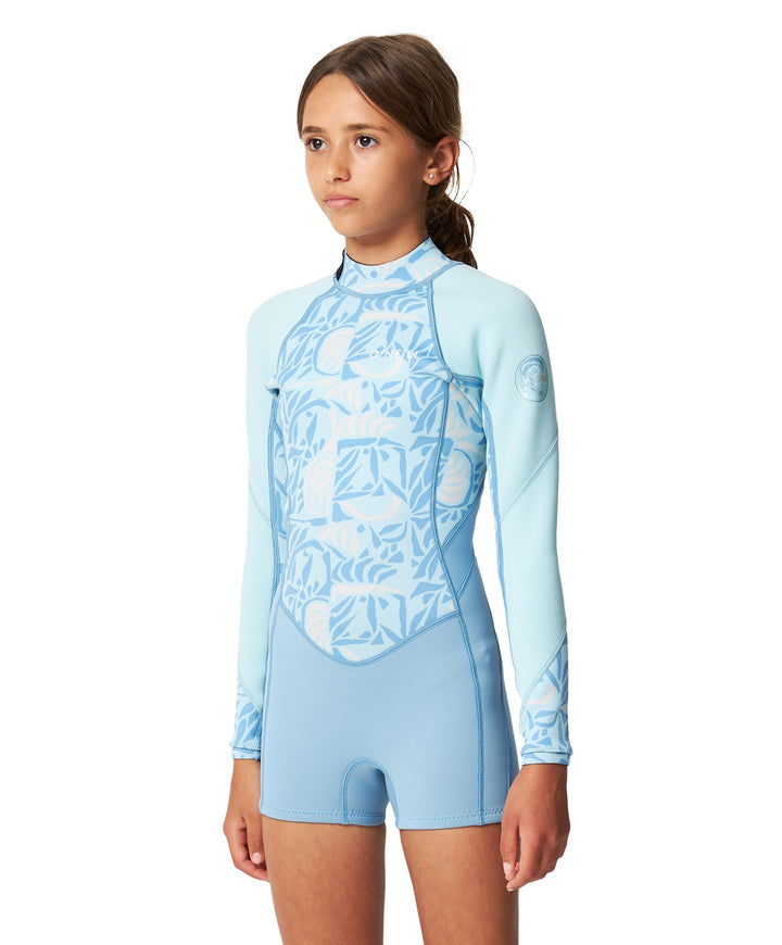 Girl's Bahia 2mm Back Zip Long Sleeve Springsuit