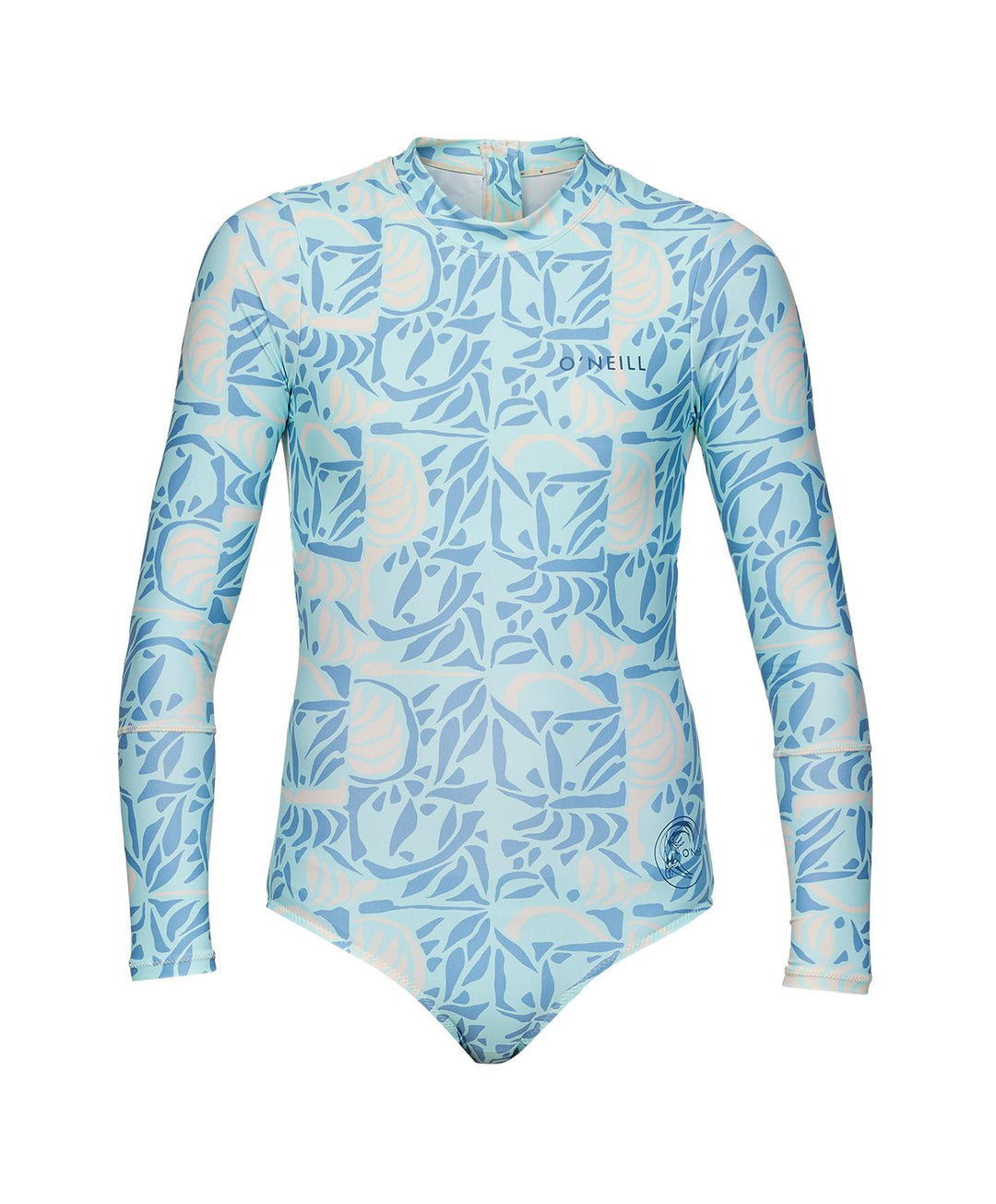 Girls Bahia Lycra Back Zip Long Sleeve Kids Surfsuit