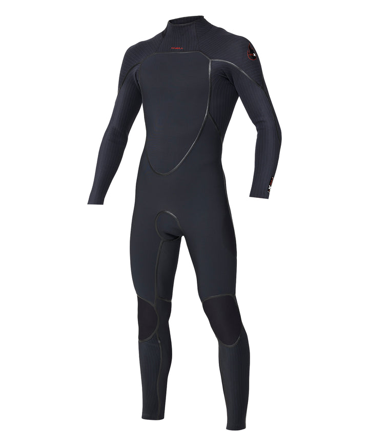 HyperFire X 4/3 Back Zip Steamer Wetsuit - Black