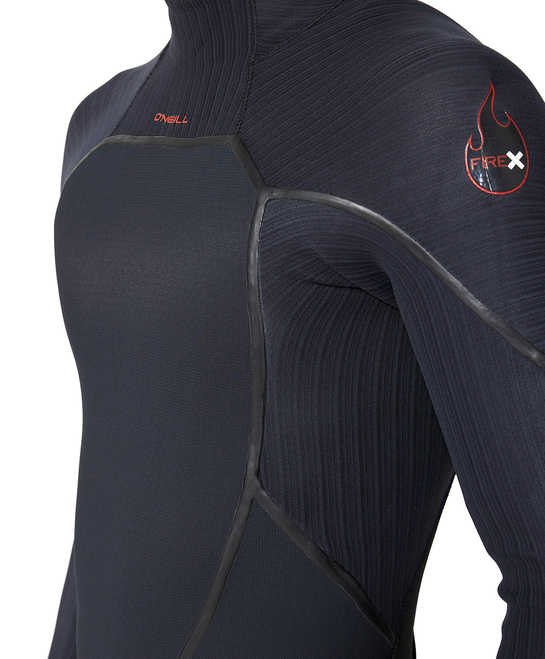 HyperFire X 4/3 Back Zip Steamer Wetsuit - Black