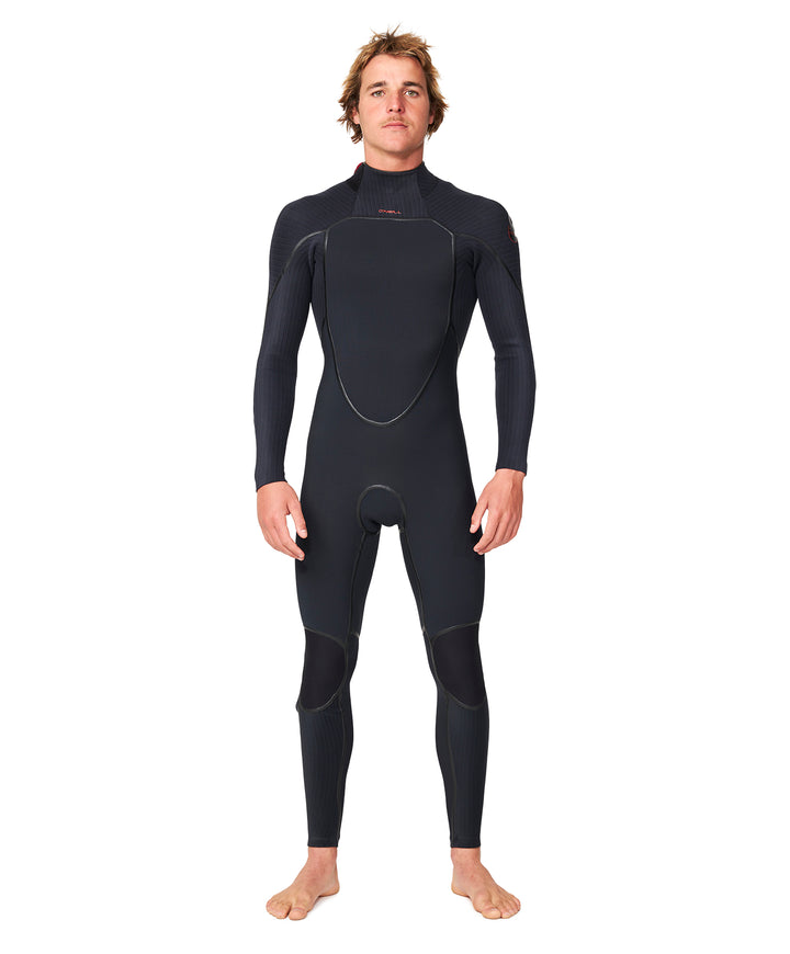 HyperFire X 4/3 Back Zip Steamer Wetsuit - Black