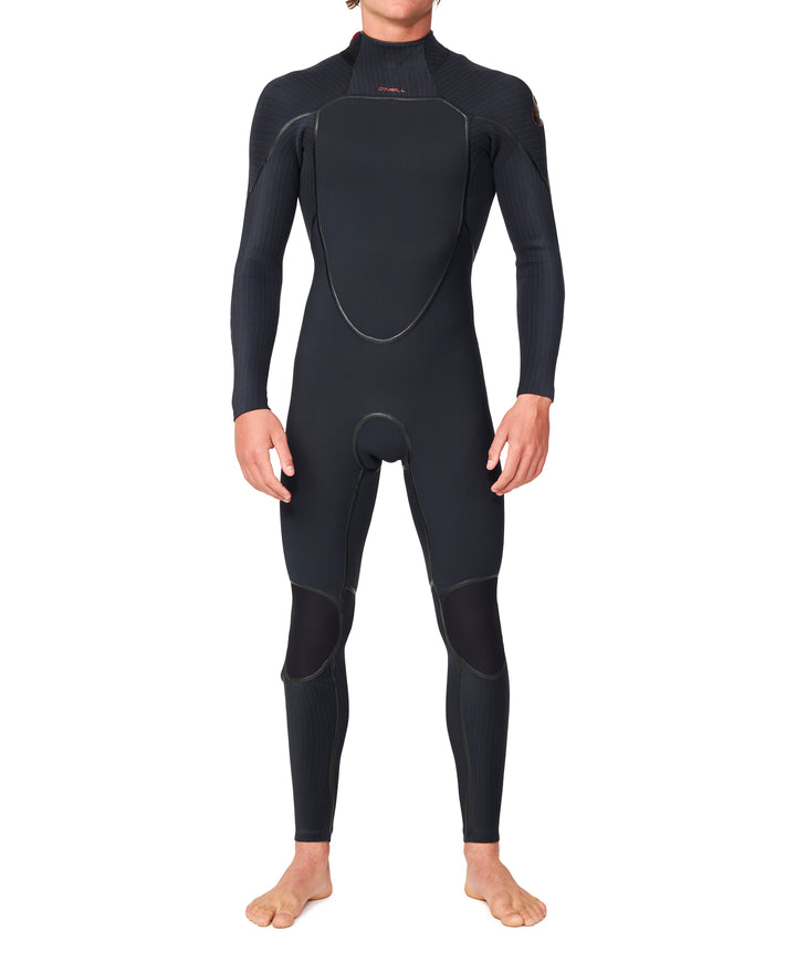 HyperFire X 4/3 Back Zip Steamer Wetsuit - Black