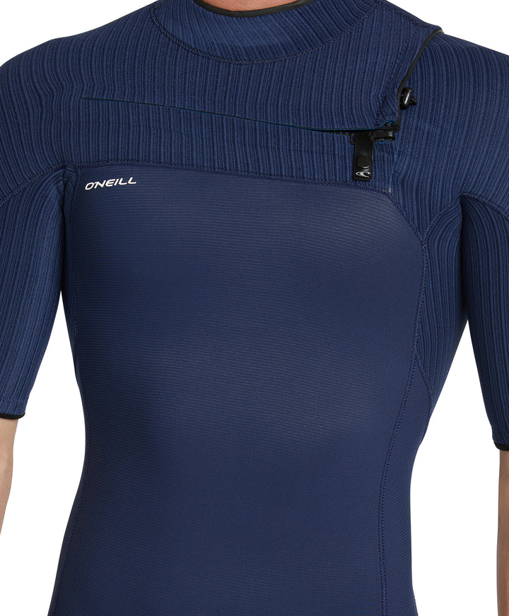 Hyperfreak 2mm Chest Zip Springsuit Mens Wetsuit - Navy