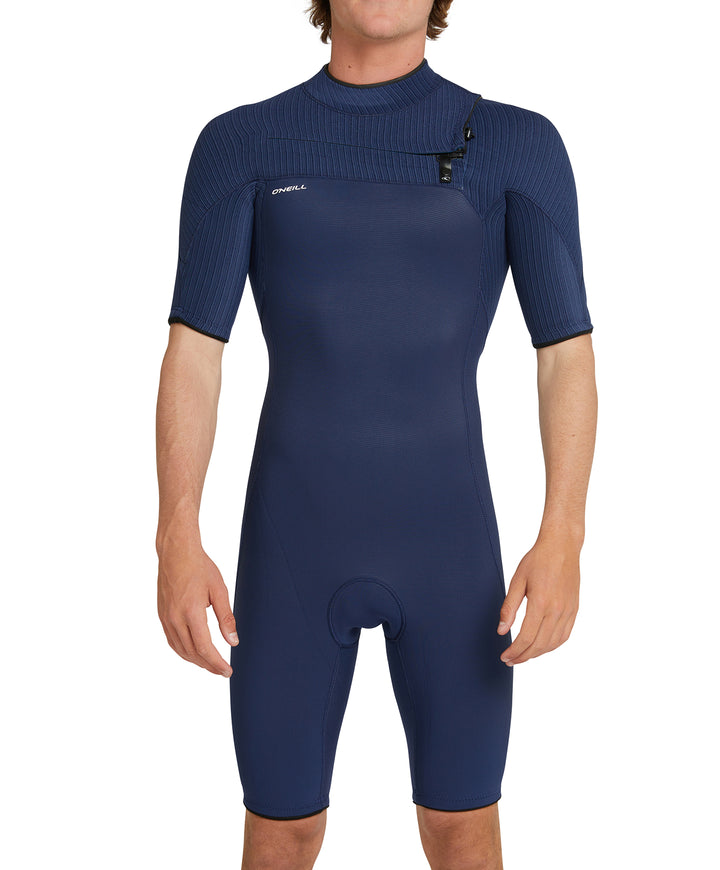 Hyperfreak 2mm Chest Zip Springsuit Mens Wetsuit - Navy