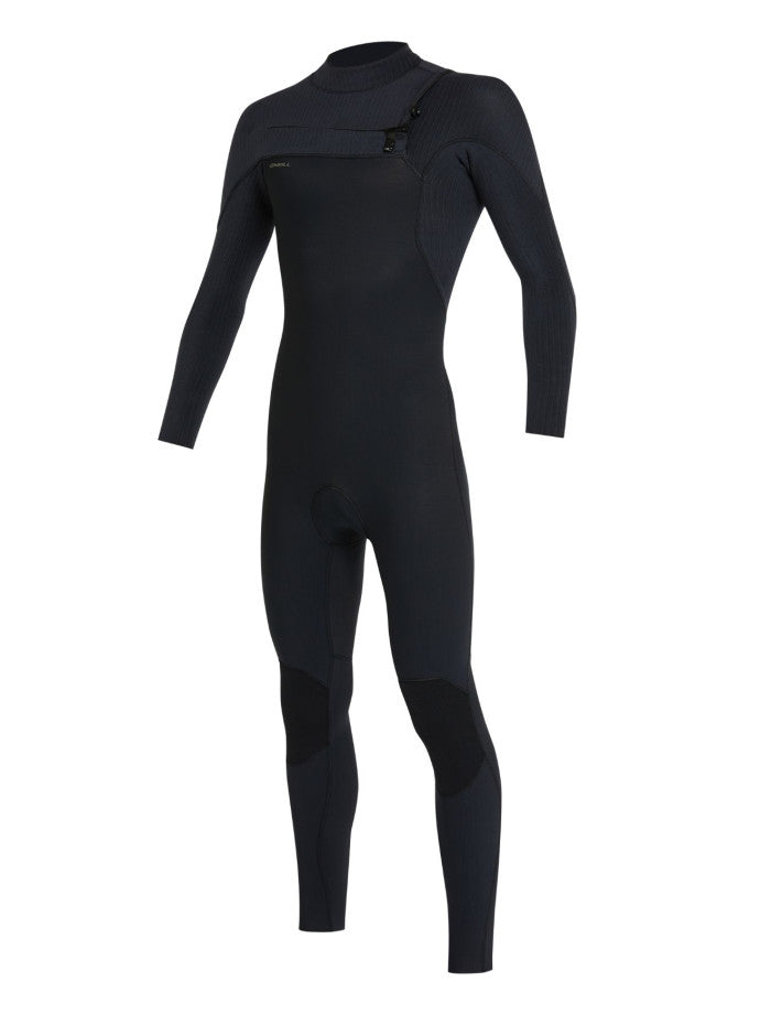 Hyperfreak 3/2+ Chest Zip Steamer Wetsuit - Black