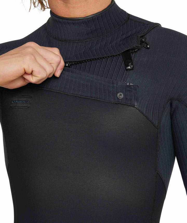 Hyperfreak 2mm Chest Zip Springsuit Wetsuit - Black