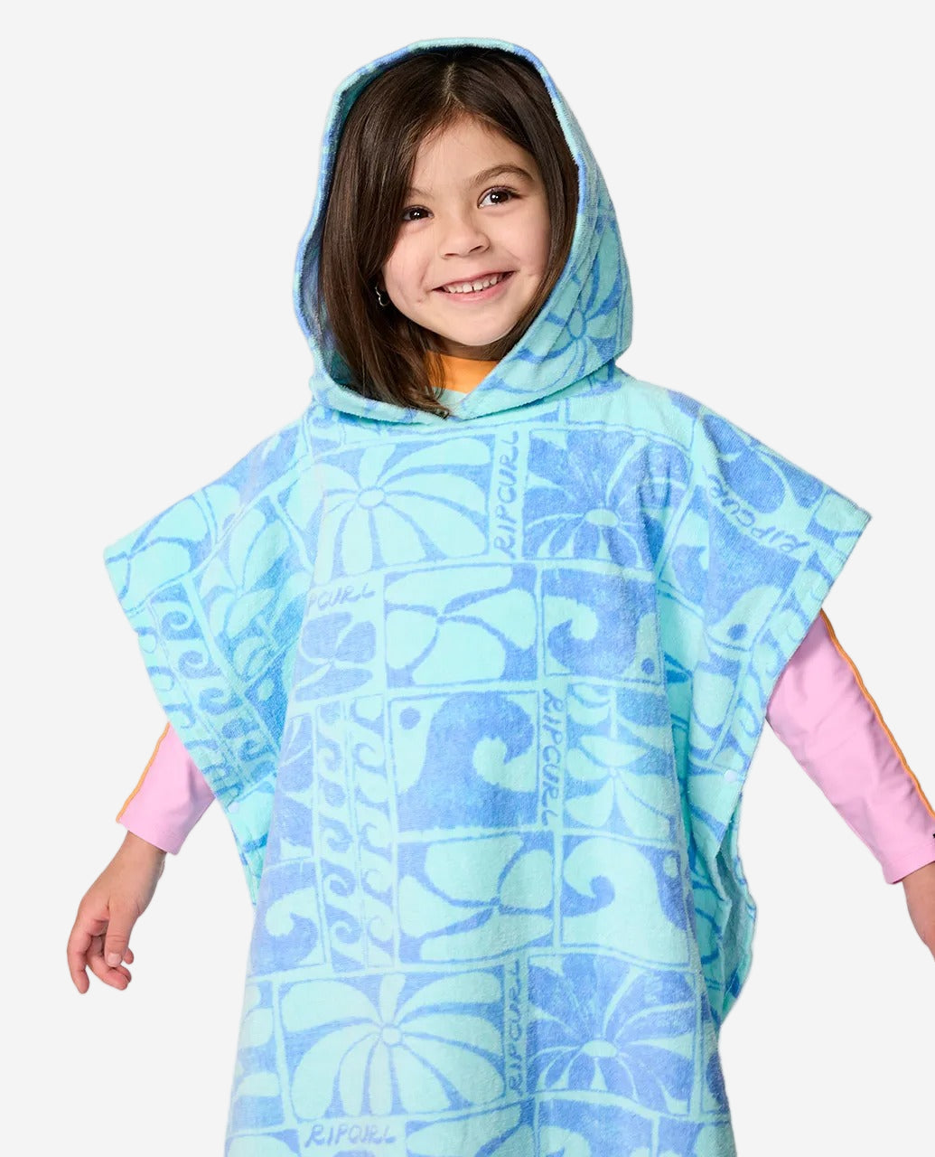 Girls Mixed Snap Kids Hooded Towel