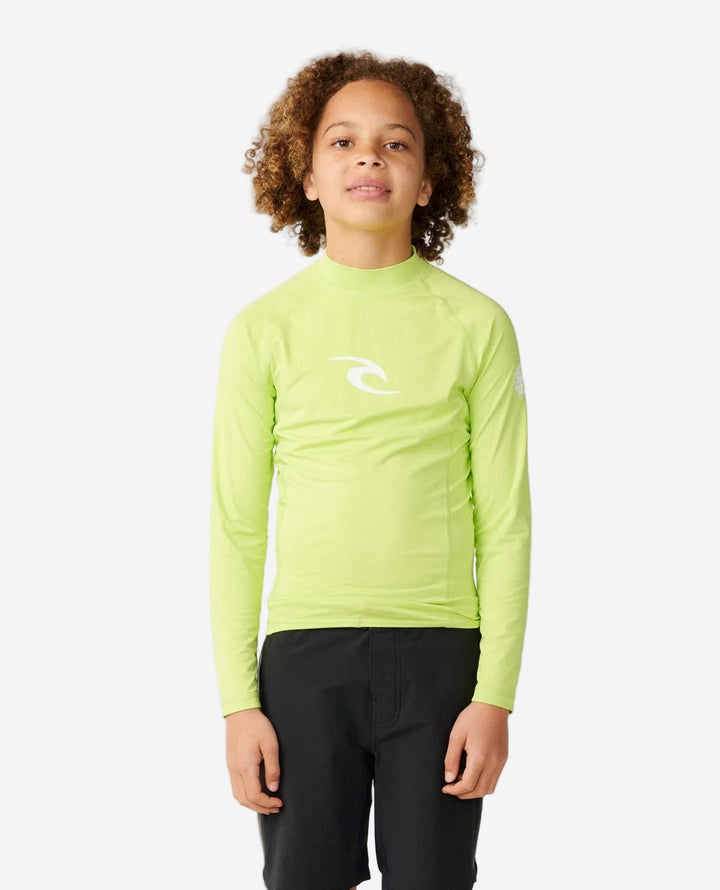Boys Waves UPF Long Sleeve Kids Rash Vest