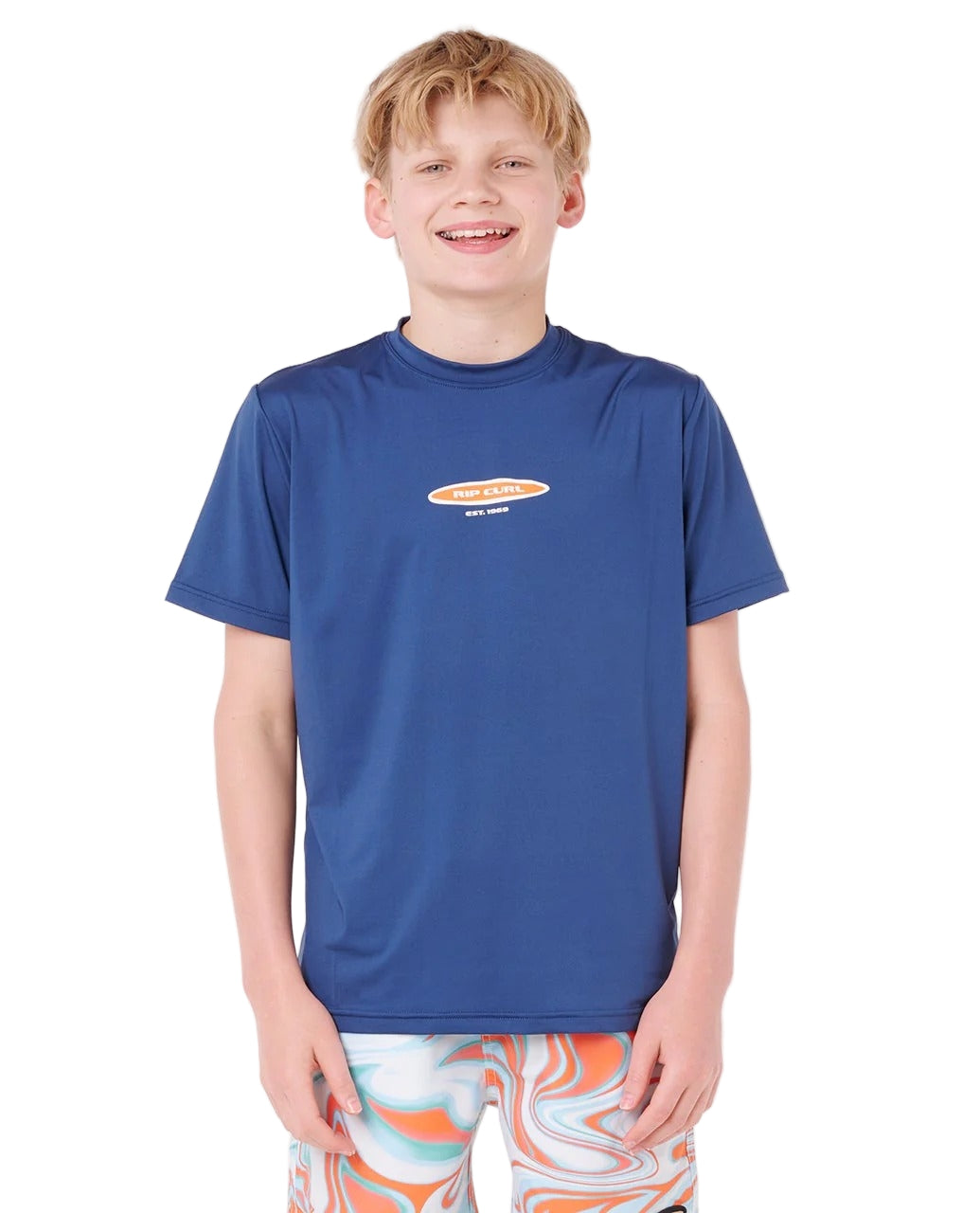 Boys Island Paradiso UPF Short Sleeve Kids Rash Vest