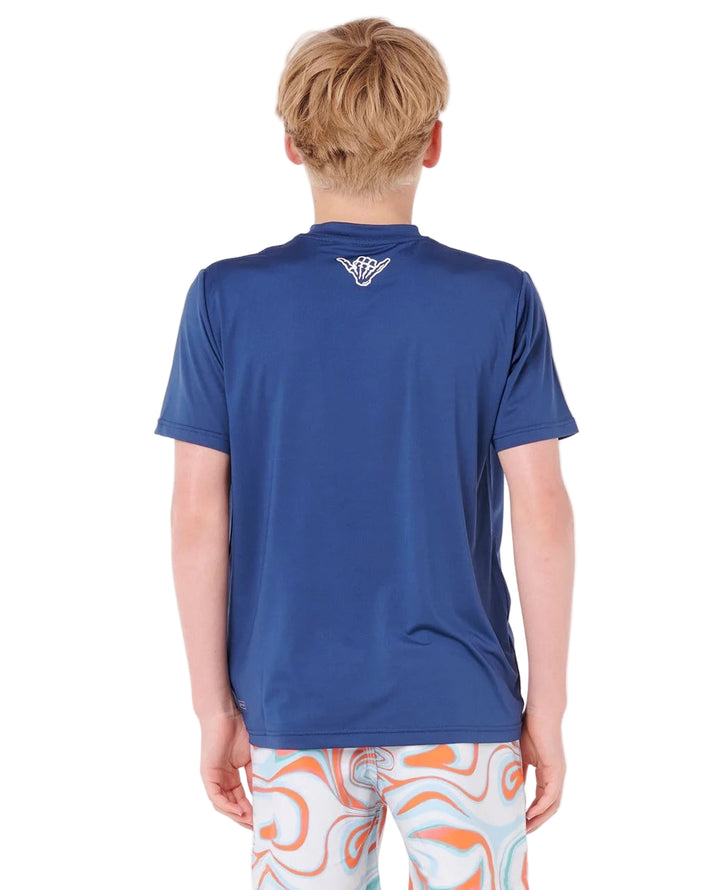 Boys Island Paradiso UPF Short Sleeve Kids Rash Vest