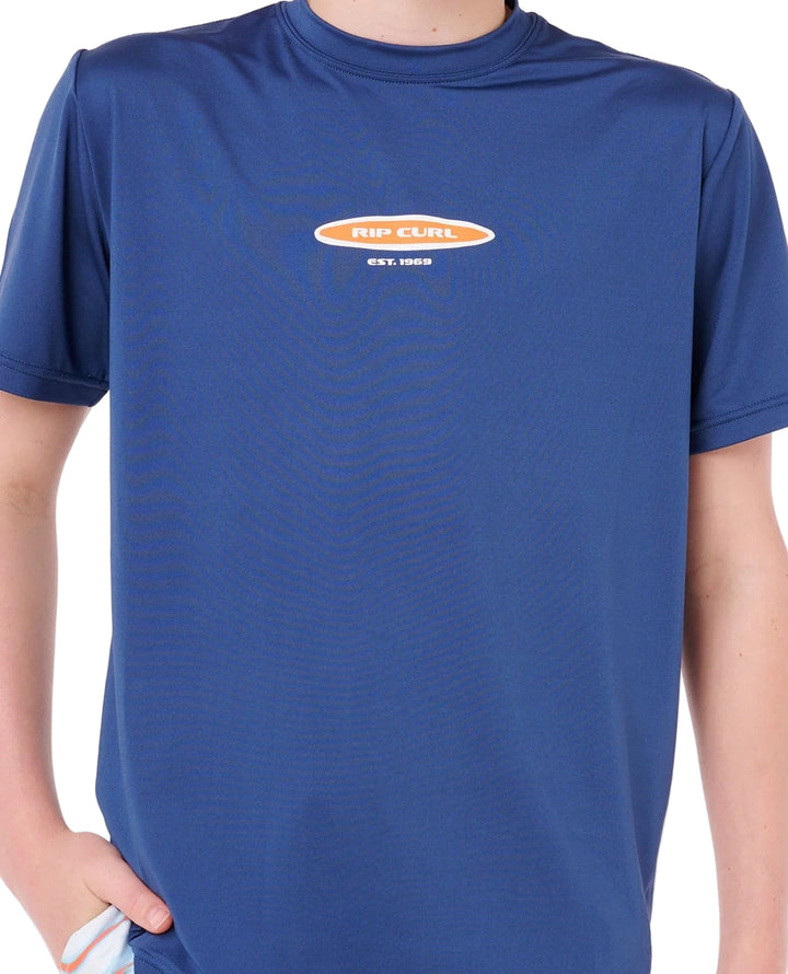 Boys Island Paradiso UPF Short Sleeve Kids Rash Vest