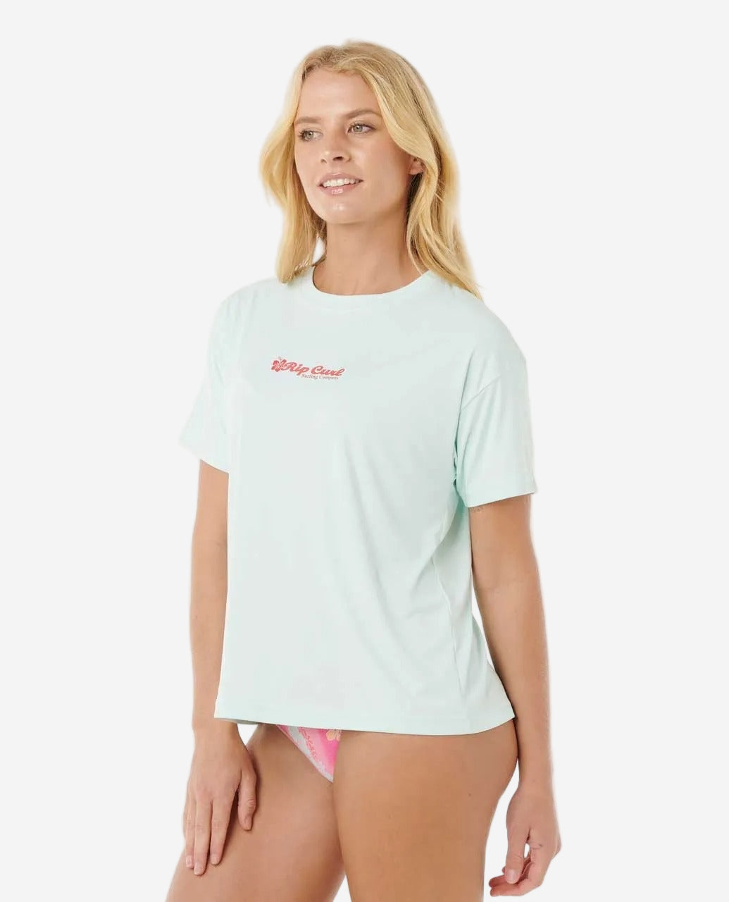 Womens Aloha Keepsakes Short Sleeve Surf Lite Rash Vest