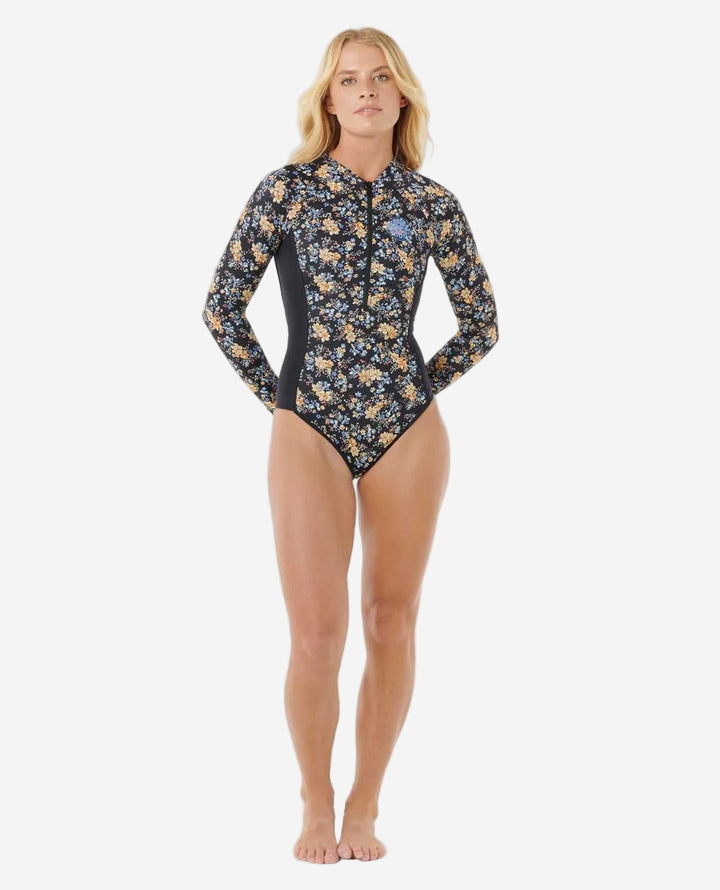 Womens Pacific Rider Front Zip Long Sleeve UPF50 Surfsuit