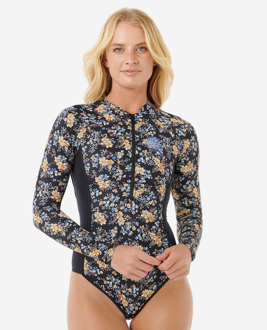 Womens Pacific Rider Front Zip Long Sleeve UPF50 Surfsuit