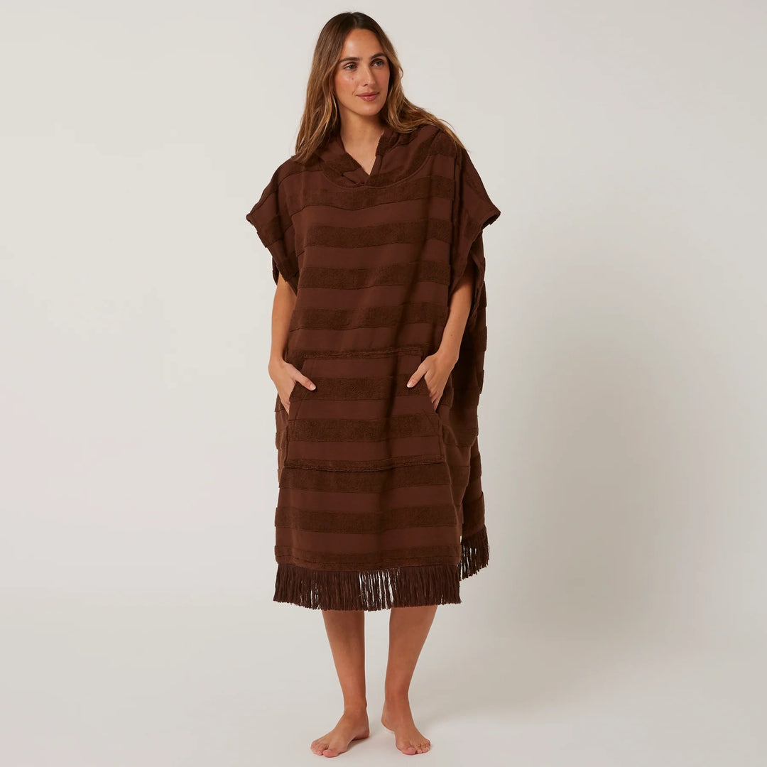 Ladies Layz Hooded Poncho Towel
