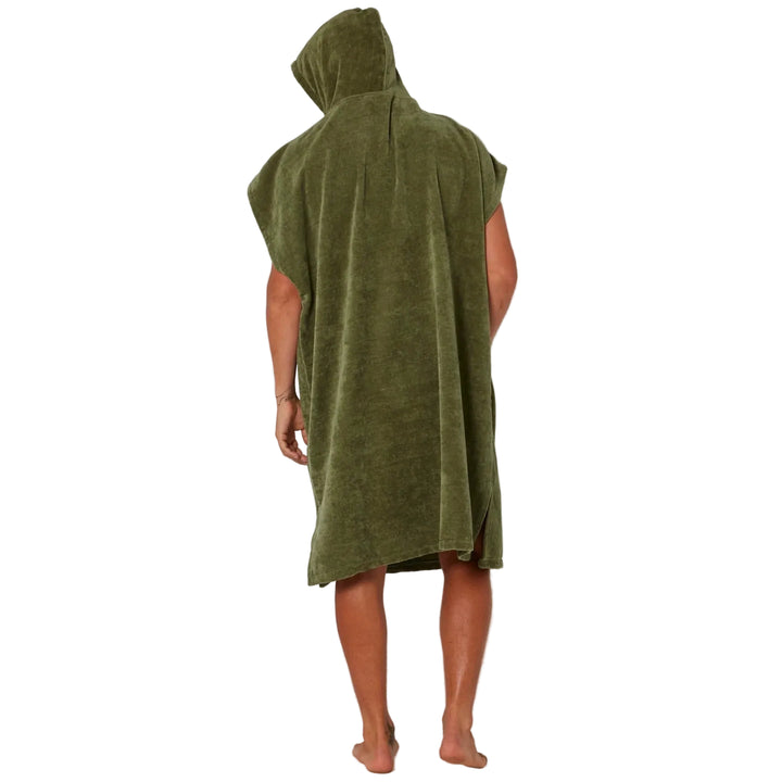 Mens Corp Hooded Towel Poncho