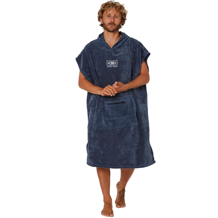 Mens Corp Hooded Towel Poncho