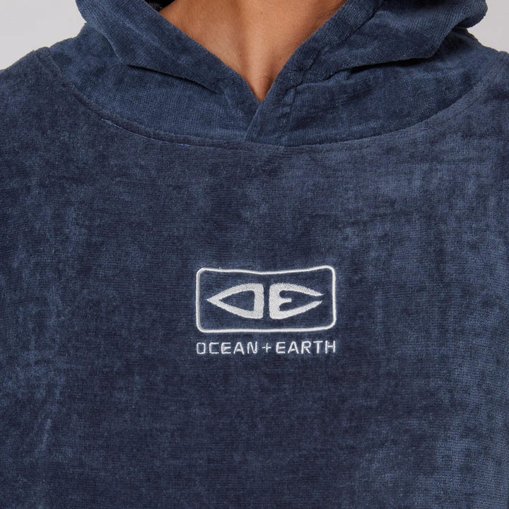 Mens Corp Hooded Towel Poncho