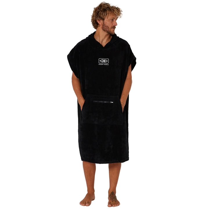 Mens Corp Hooded Towel Poncho