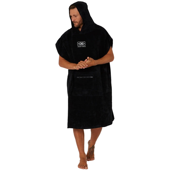 Mens Corp Hooded Towel Poncho