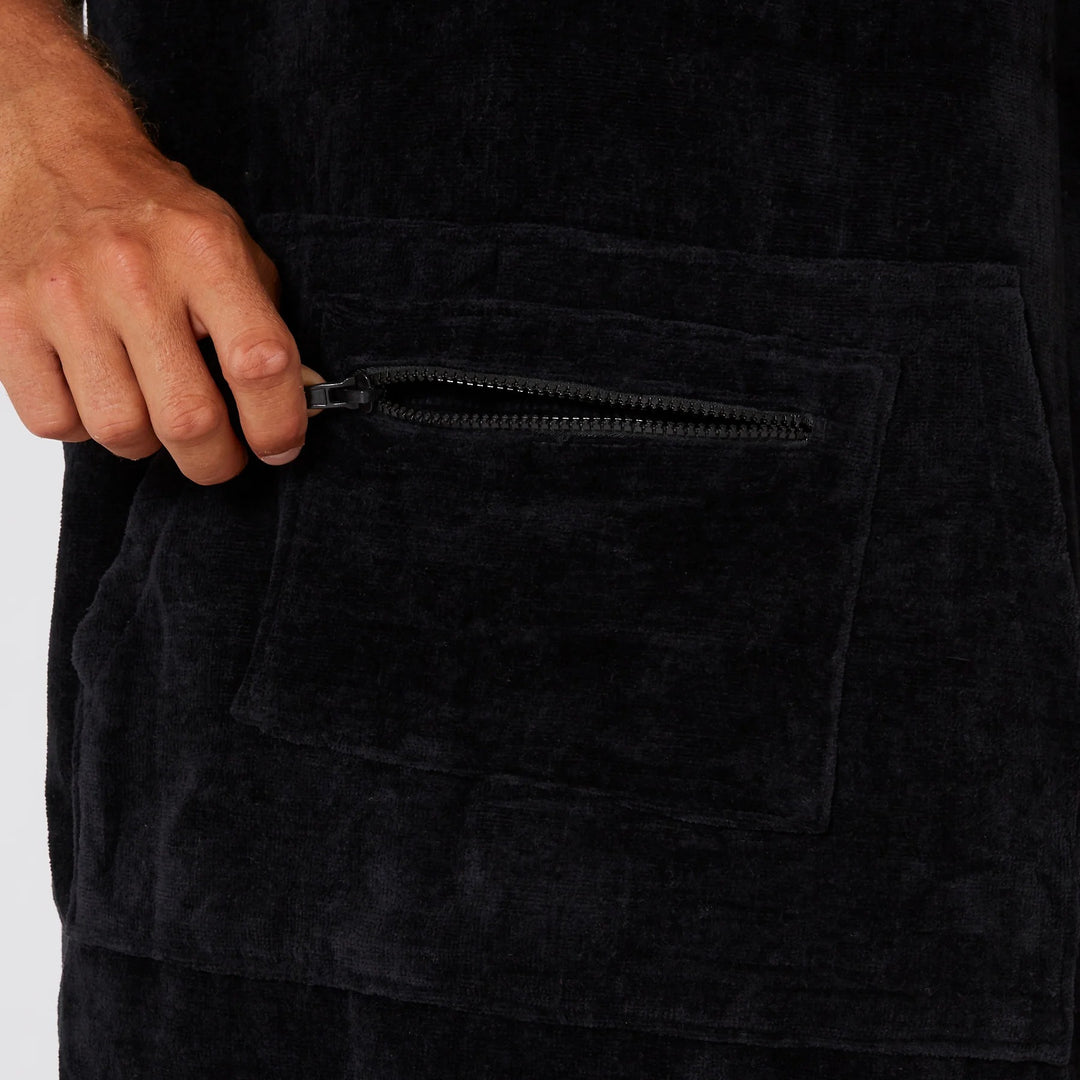 Mens Corp Hooded Towel Poncho