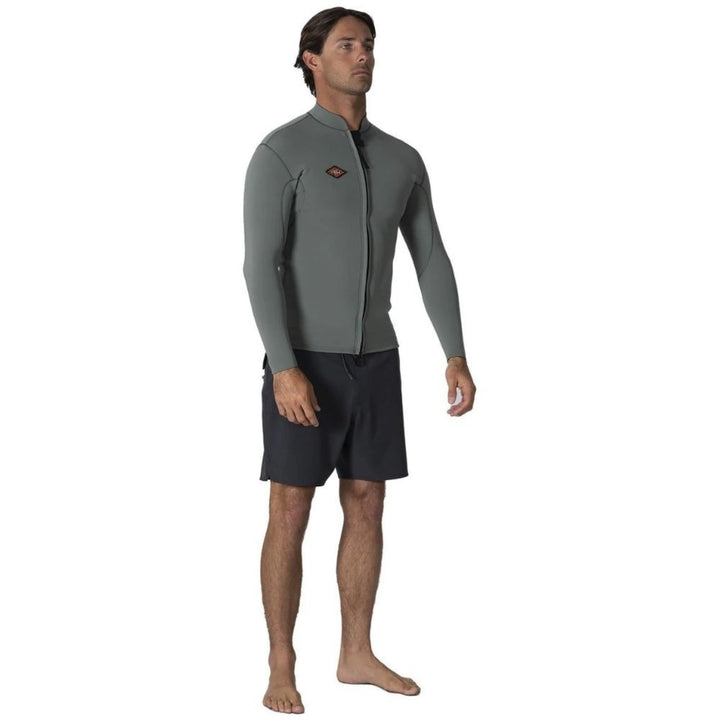 Solid Sets 2mm Front Zip Long Sleeve Wetsuit Jacket