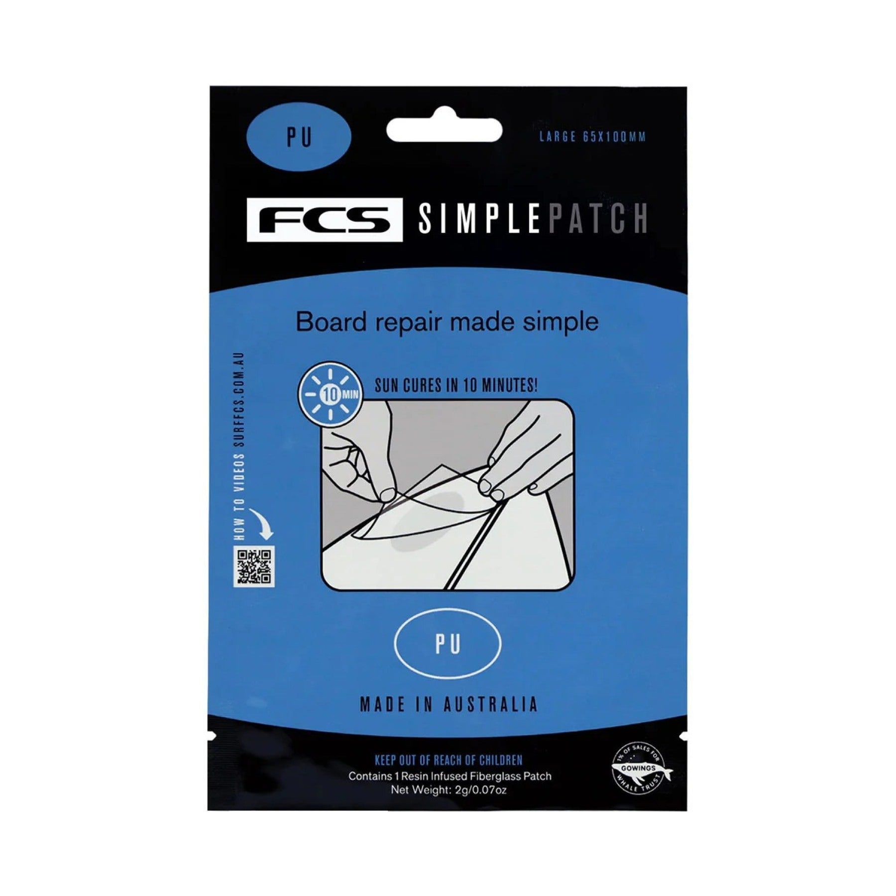 Simple Patch - PU Surfboard Repair Patch – Long Reef Surf Co