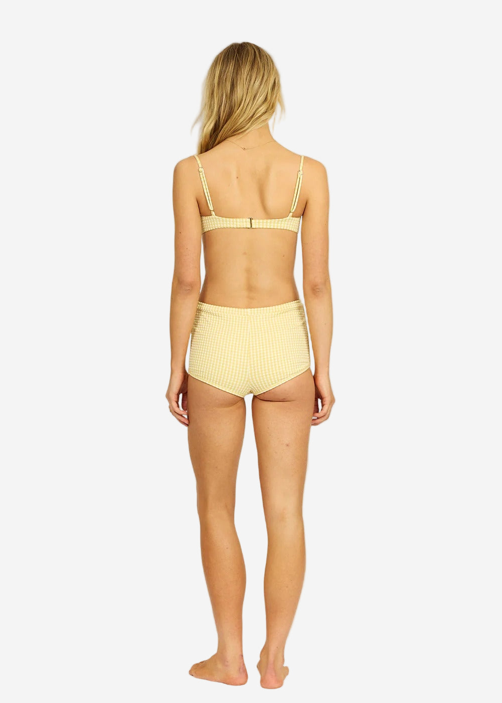 Cross Step High Waisted Swim Short