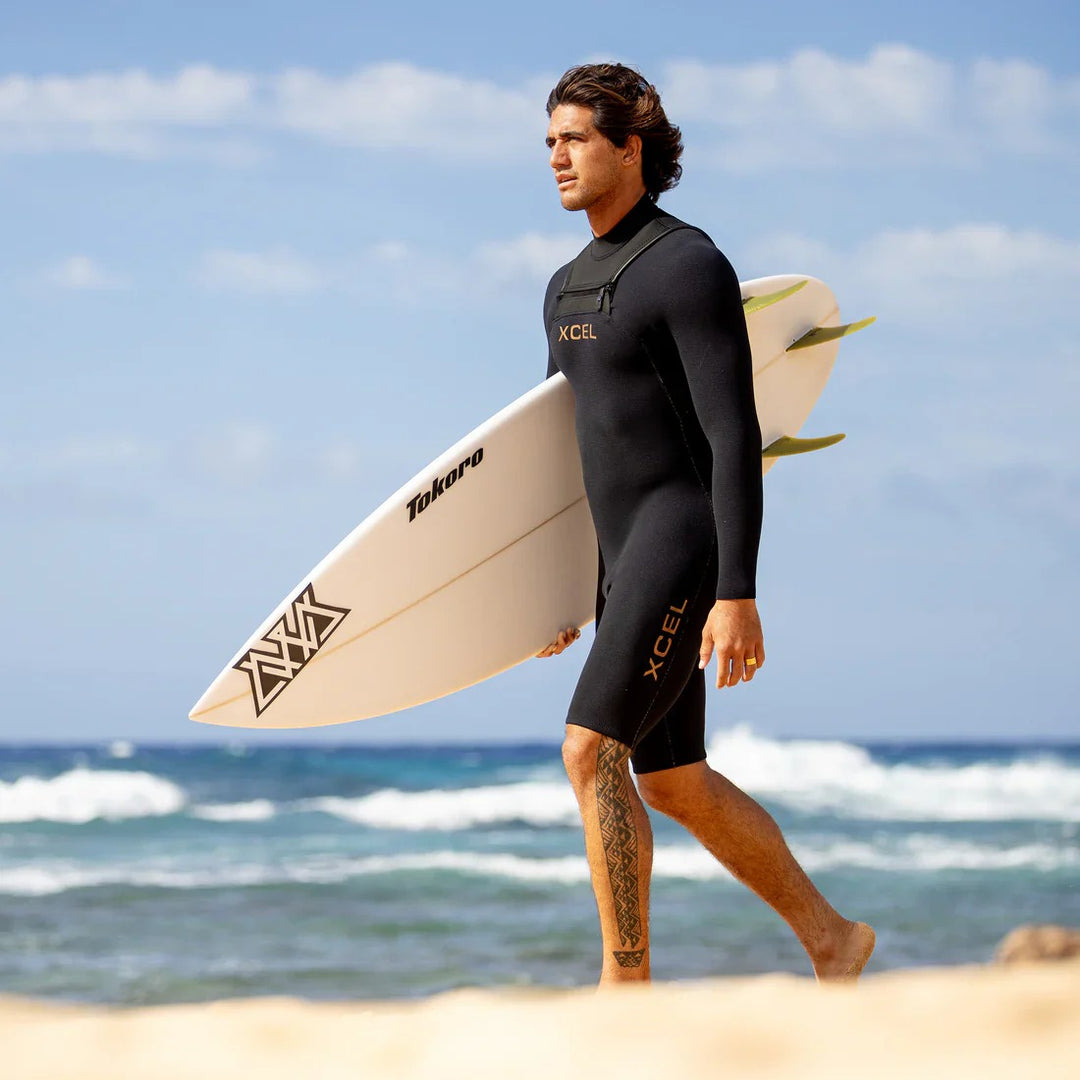 Comp+ 2mm Chest Zip Long Sleeve Springsuit Wetsuit