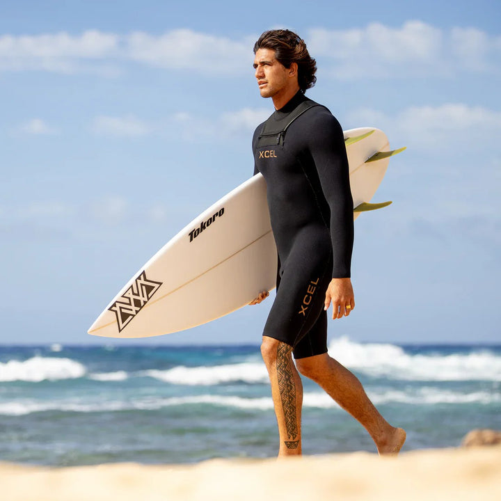 Comp+ 2mm Chest Zip Long Sleeve Springsuit Wetsuit