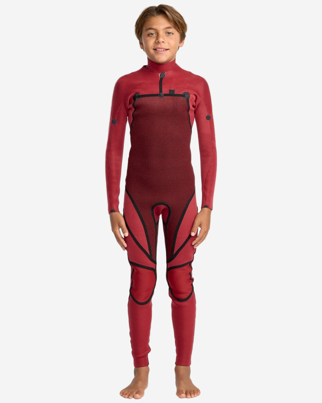 Boys Mercury 3/2 Chest Zip Kids Steamer Wetsuit