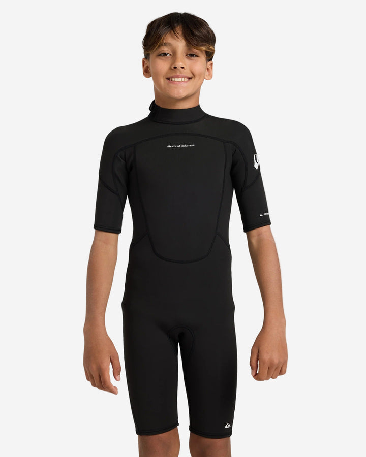 Boys Prologue+ 2/2 Back Zip Short Sleeve Springsuit Kids Wetsuit